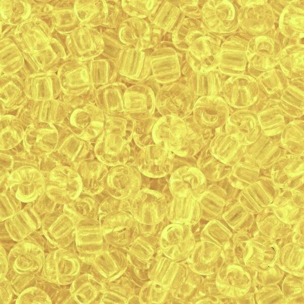Seed Bead 10/o Yellow transparent 500g