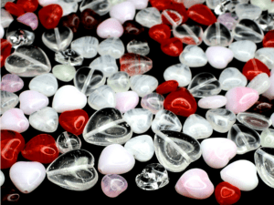 Glass Bead Mix Valentine 50g