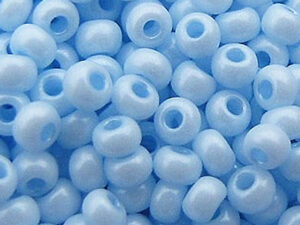 Seed Bead 10/o Light Blue BabyBlue opaque 50 g