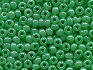 Seed Bead 10/o Green pearl 50 g