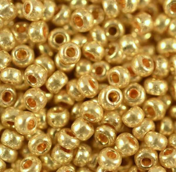 Seed Bead 10/o Gold metallic 20g
