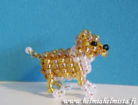 Finished Beadwork Collie/Shetland Sheepdog Puppy sabel