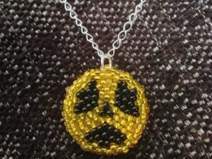 Finished Beadwork Necklace Nuclear