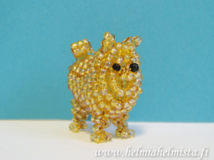 Finished Beadwork Pomeranian