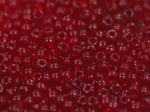 Seed Bead 10/o Red transparent 50 g