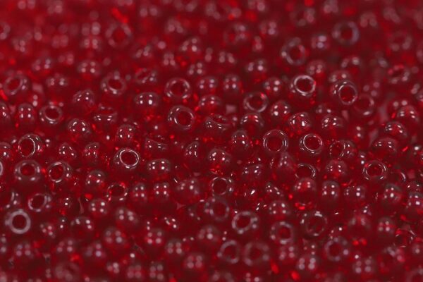 Seed Bead 10/o Red transparent 50 g
