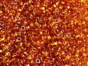 Seed Bead 10/o Brown light transparent 20 g