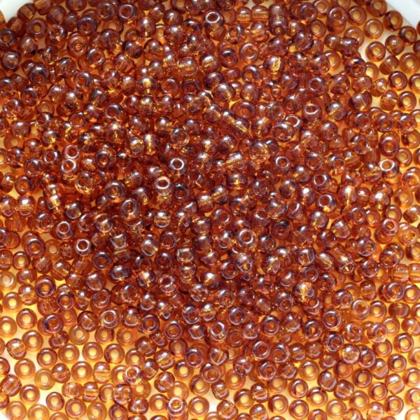 Seed Bead 10/o Brown transparent 50g