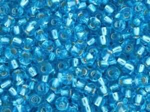 Seed Bead 10/o Light Blue silver lined inside 50 g